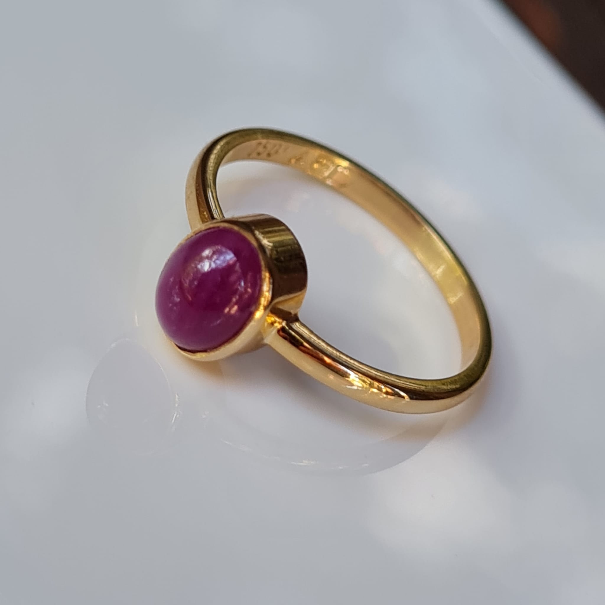 adam eve diamonds rubin 18k