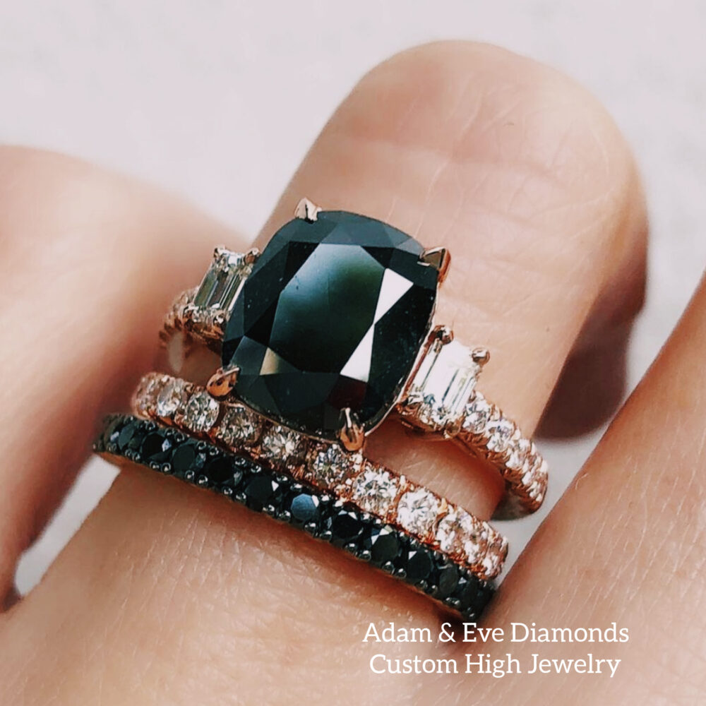bijuterii cu diamante negre