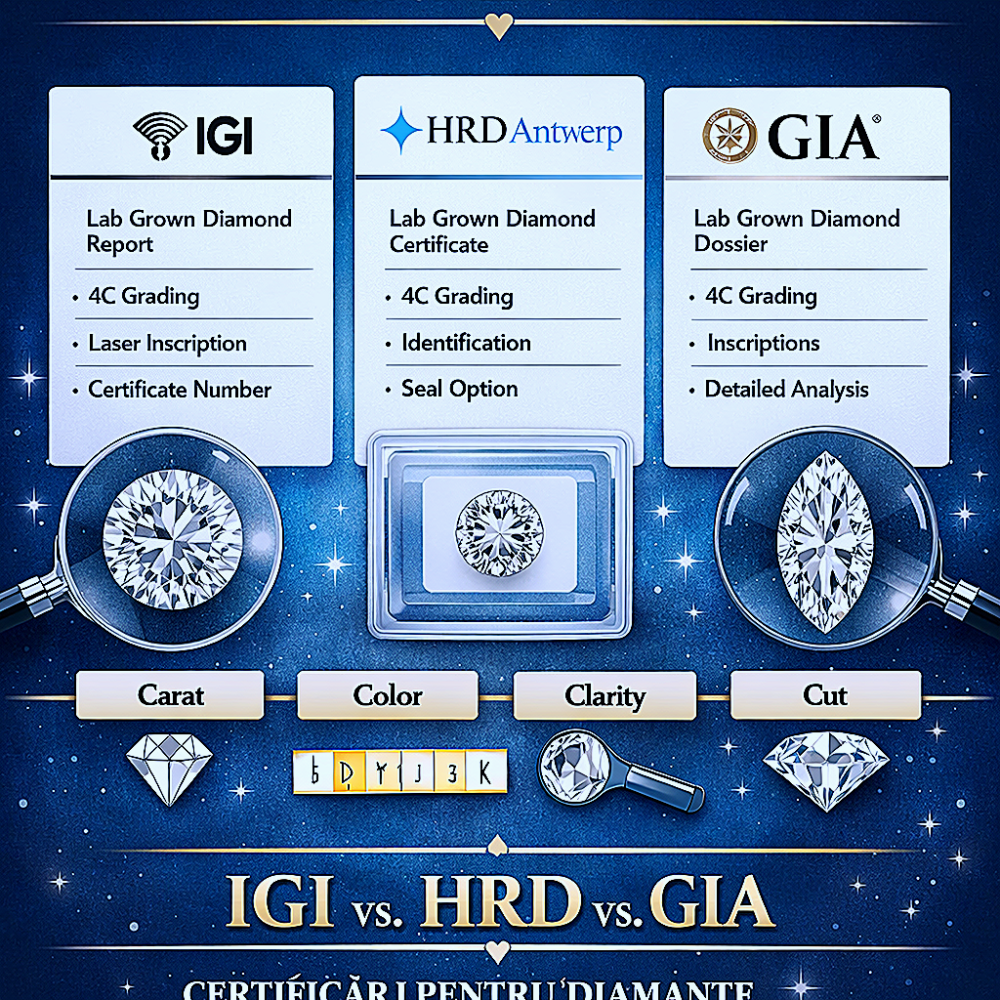 Ce înseamnă certificarea pentru diamante Lab Grown (de laborator)