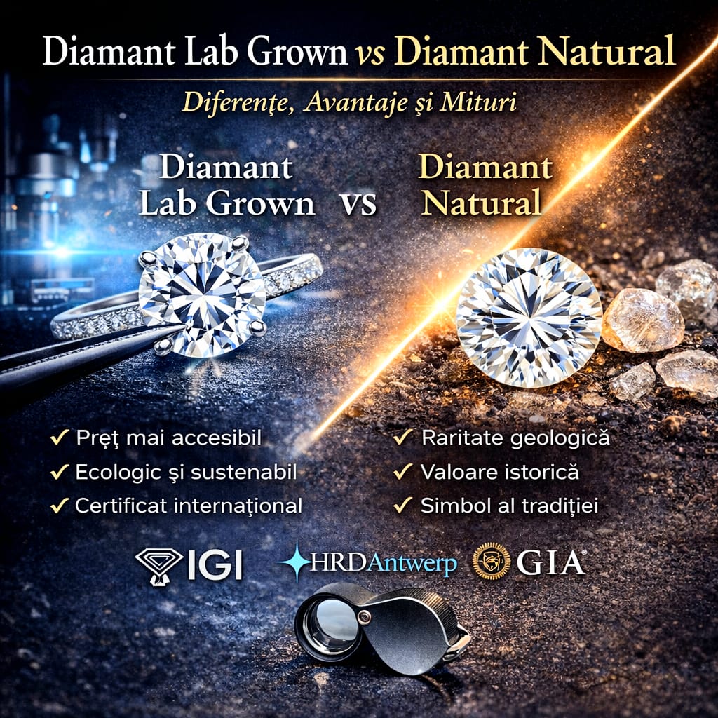 Diamant Lab Grown vs Diamant Natural